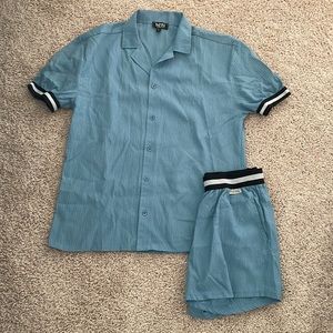 Mens Two Piece short set